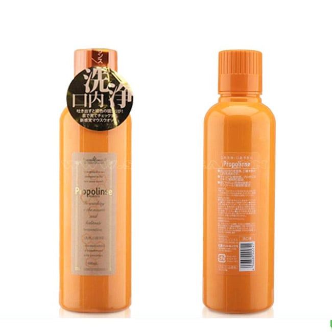 Nước súc miệng Propolinse chai vàng chiết xuất sáp ong ngăn ngừa mảng bám (600ml/chai)