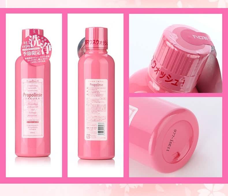  Nước Súc Miệng Propolinse Nhật Bản hương hoa anh đào Sakura 600ml 