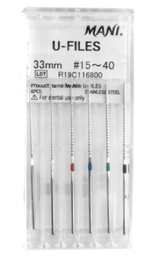 Trâm siêu âm Ultrasonic Files - Mani Nhật Bản (Hộp 6 cây)