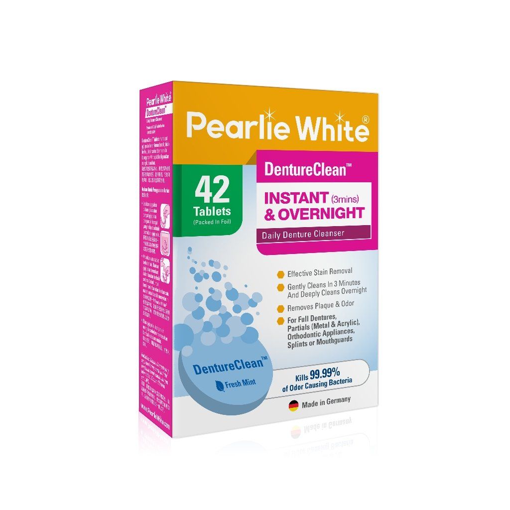 Viên Nén Làm Sạch Răng Giả DentureClean Pearlie White