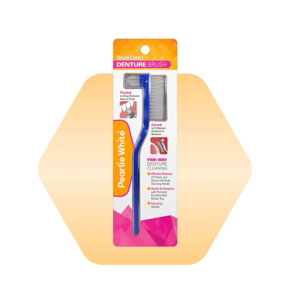 Bàn Chải Chuyên Dùng Cho Răng Giả Pearlie White BrushCare