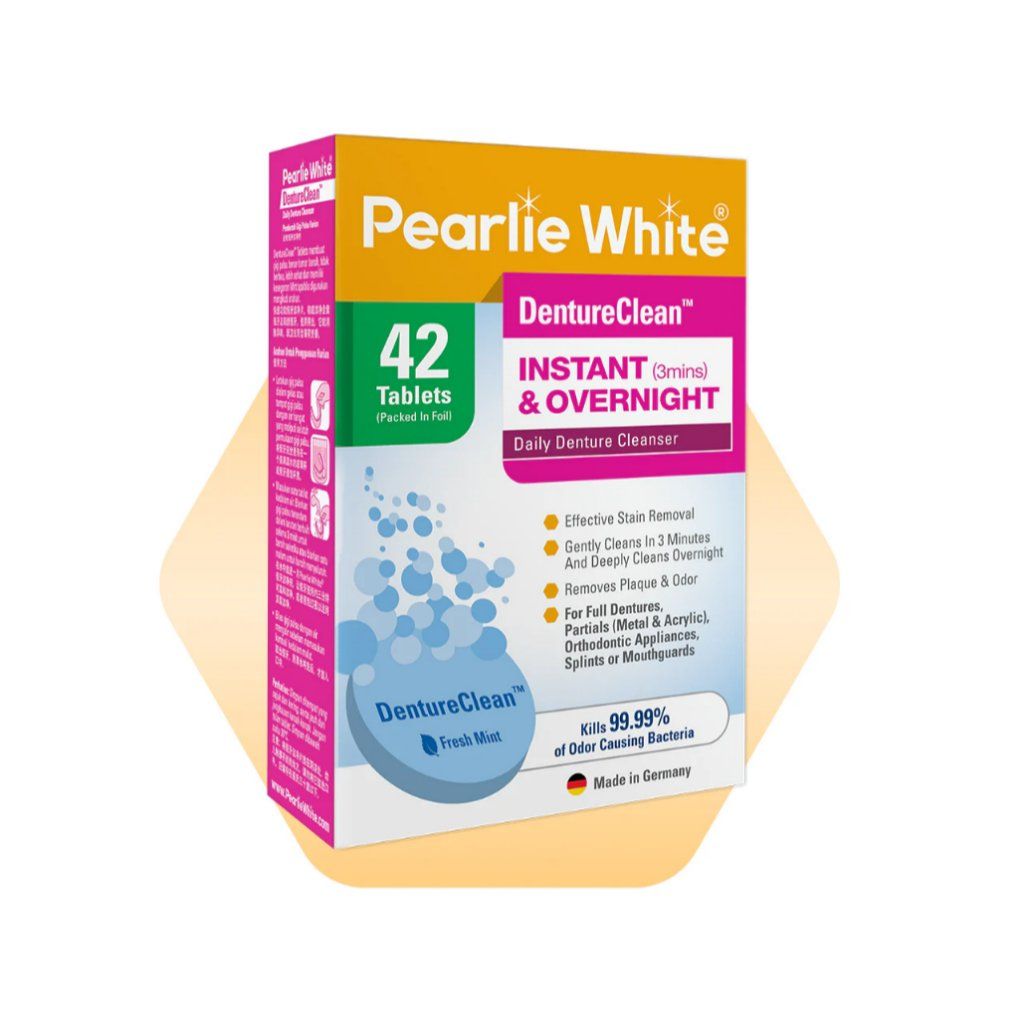 Viên Nén Làm Sạch Răng Giả DentureClean Pearlie White