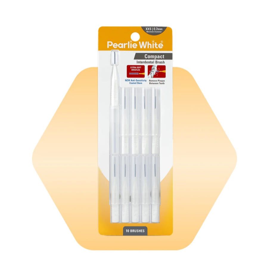 Bàn Chải Kẽ Răng Cao Cấp Pearlie White (10 Cái/ Gói)