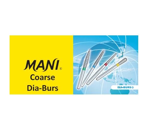 Mũi mài kim cương hạt siêu thô Mani Nhật Bản (Vỉ 5 cây)