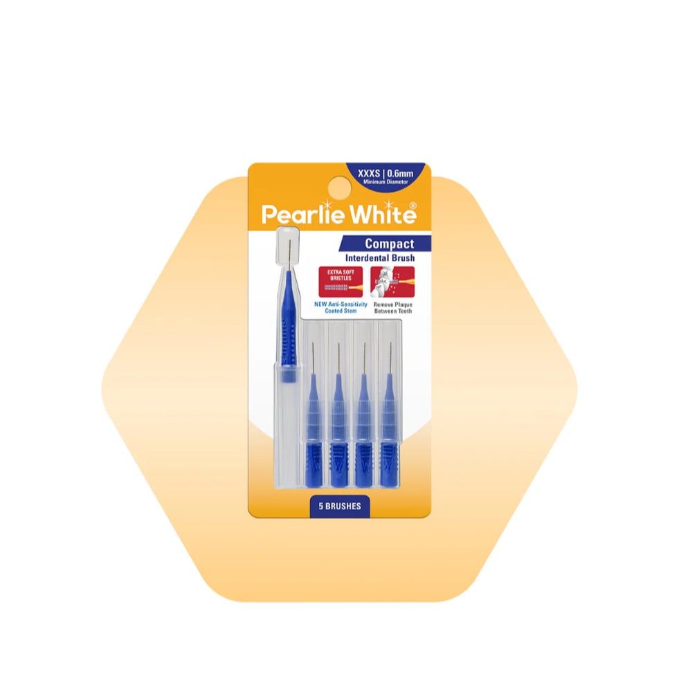 Bàn Chải Kẽ Răng Cao Cấp Pearlie White (5 Cái/ Gói)