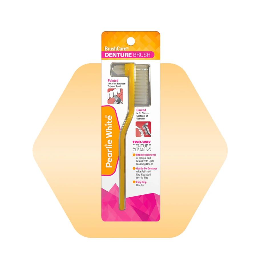 Bàn Chải Chuyên Dùng Cho Răng Giả Pearlie White BrushCare