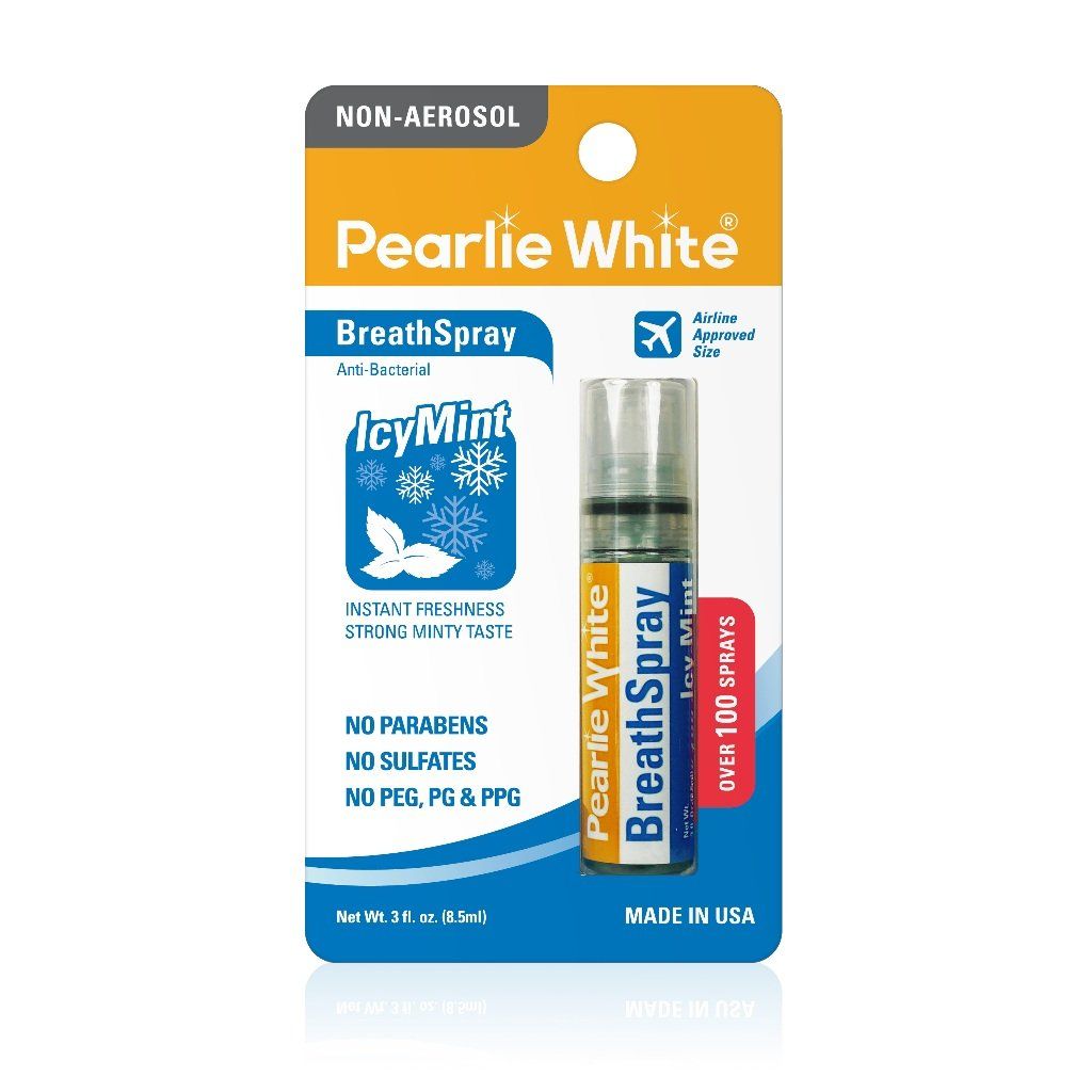 Xịt Diệt Khuẩn Thơm Miệng Icymint Pearlie White 8.5ml
