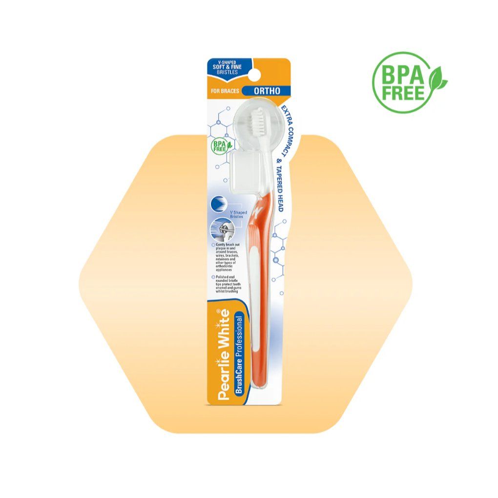 Bàn chải đánh răng Chuyên gia Lông chải siêu mềm cho răng Chỉnh Nha, Niềng BrushCare Professional Ortho Soft