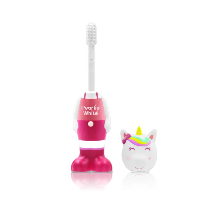 Bàn chải đánh răng lông mềm cho bé hình Ngựa Kỳ Lân BrushCare Kids Pop-Up Extra Soft