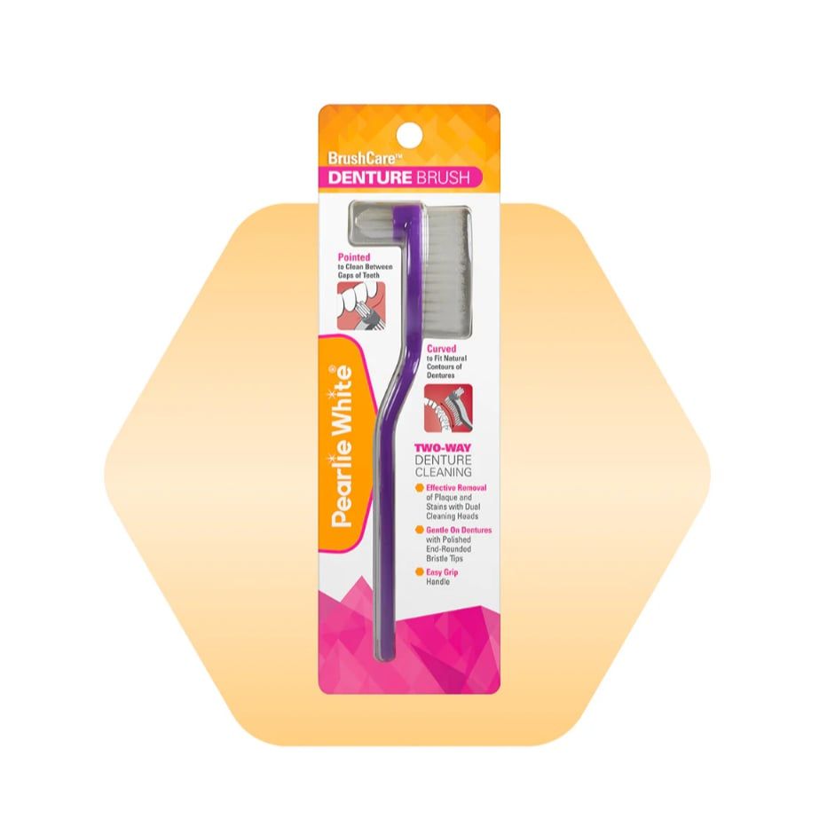 Bàn Chải Chuyên Dùng Cho Răng Giả Pearlie White BrushCare