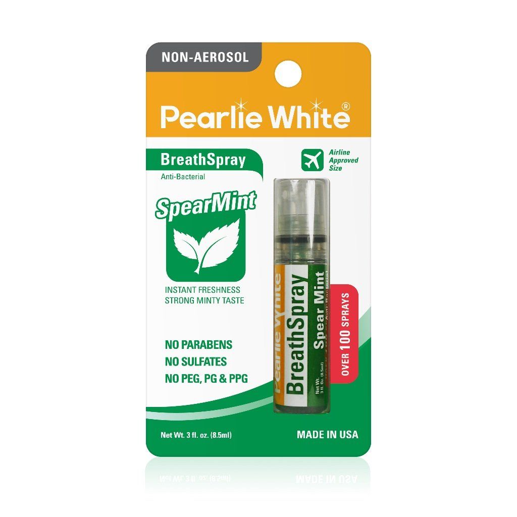 Xịt Diệt Khuẩn Thơm Miệng Spearmint Pearlie White 8.5ml