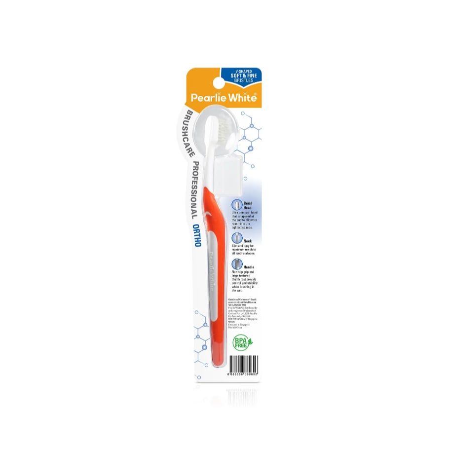 Bàn chải đánh răng Chuyên gia Lông chải siêu mềm cho răng Chỉnh Nha, Niềng BrushCare Professional Ortho Soft