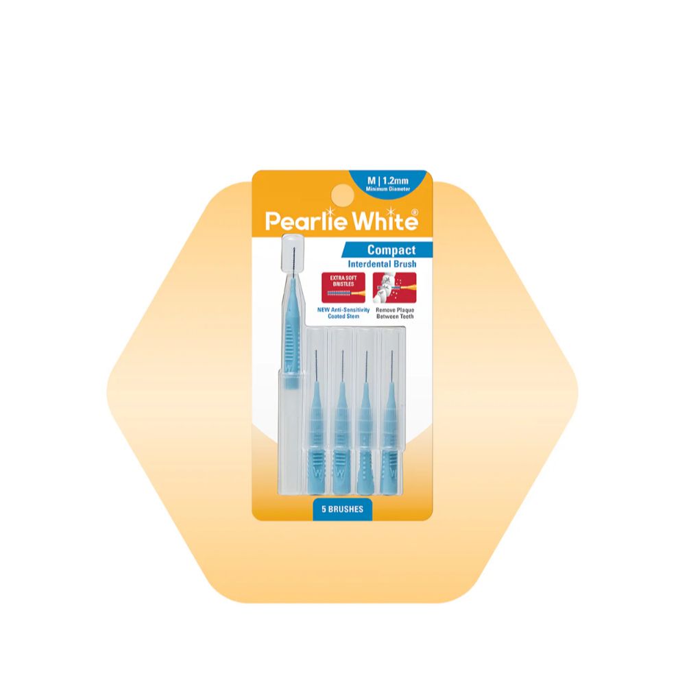 Bàn Chải Kẽ Răng Cao Cấp Pearlie White (5 Cái/ Gói)