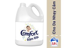 Nước xả Comfort đậm đặc cho Da nhạy cảm 3.8 lít