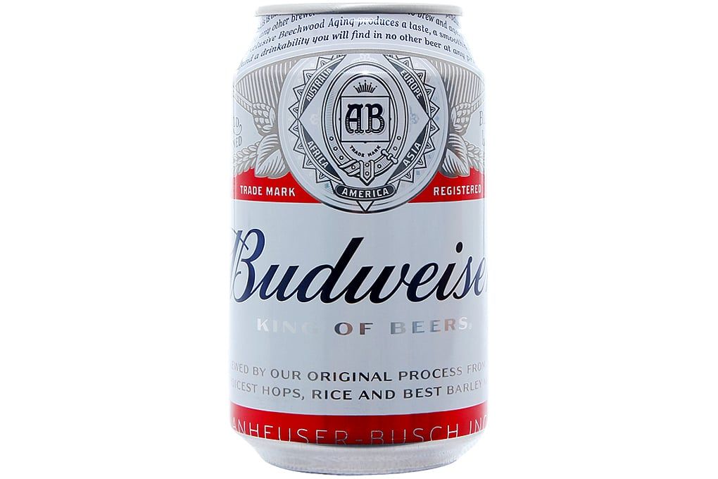 Bia Budweiser lon 330ml