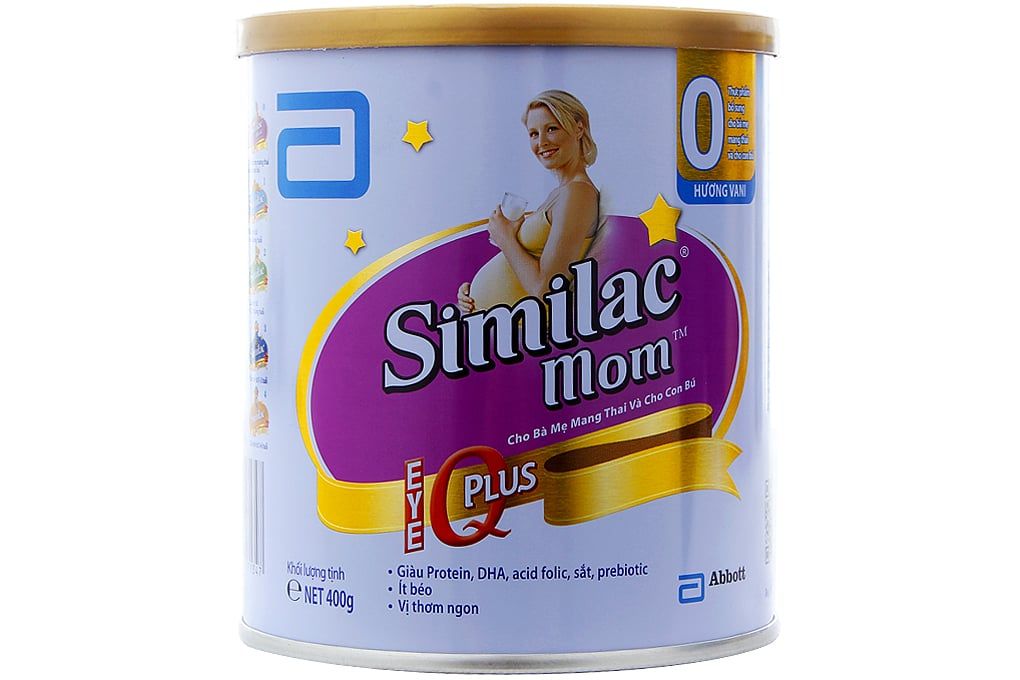 Sữa bột Similac Mom IQ Plus lon 400g