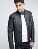 Áo khoác da Faux Leather Racing Jacket