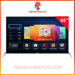 Smart Tivi 4K Voice Search Asanzo 65 inch 65SK990 Cường Lực