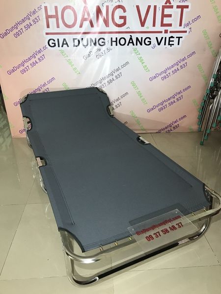 Giường Bố Xếp Inox Rộng 90cm