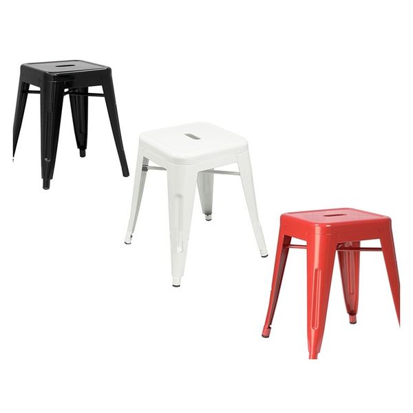 Ghế thép sơn tĩnh điện Tolix Stool