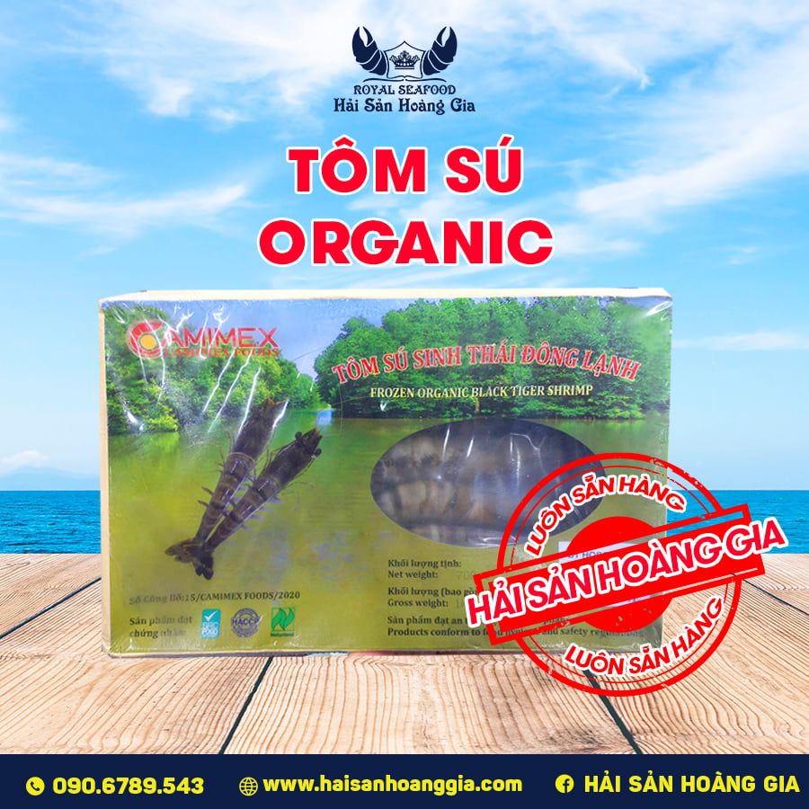 Tôm Sú Sinh Thái Nguyên Con (Size 36-40 Con/Kg) - Đông lạnh