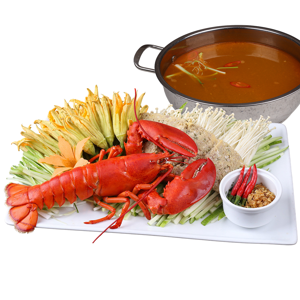 Lẩu Đế Vương - Tôm Hùm Canada (Phần)