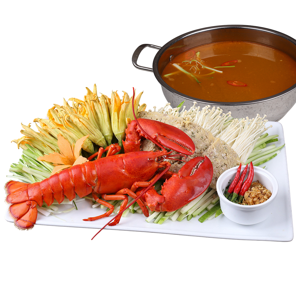 Lẩu Đế Vương - Tôm Hùm Canada (Phần)
