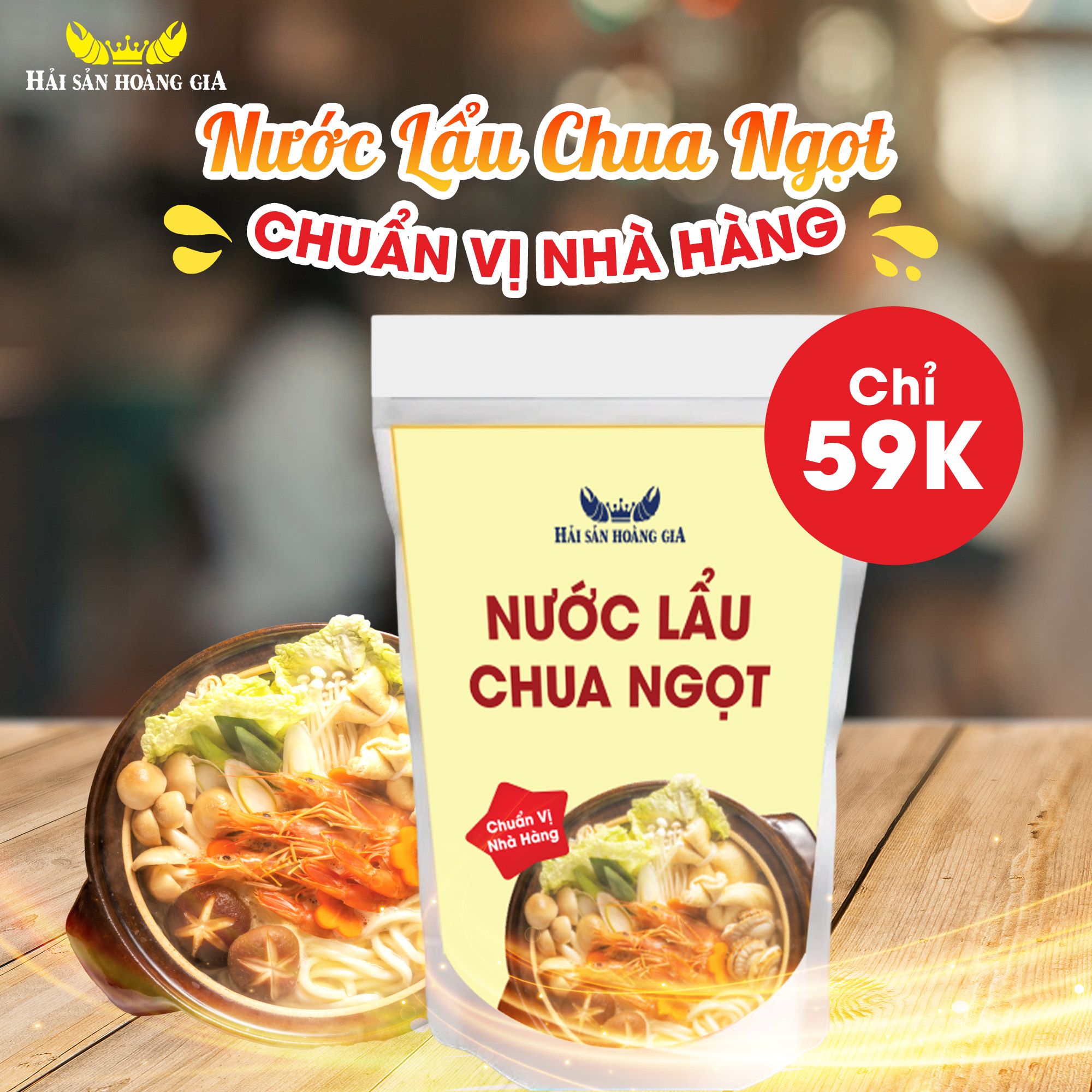  Gia Vị Đóng Gói - Nước Lẩu Chua Ngọt 