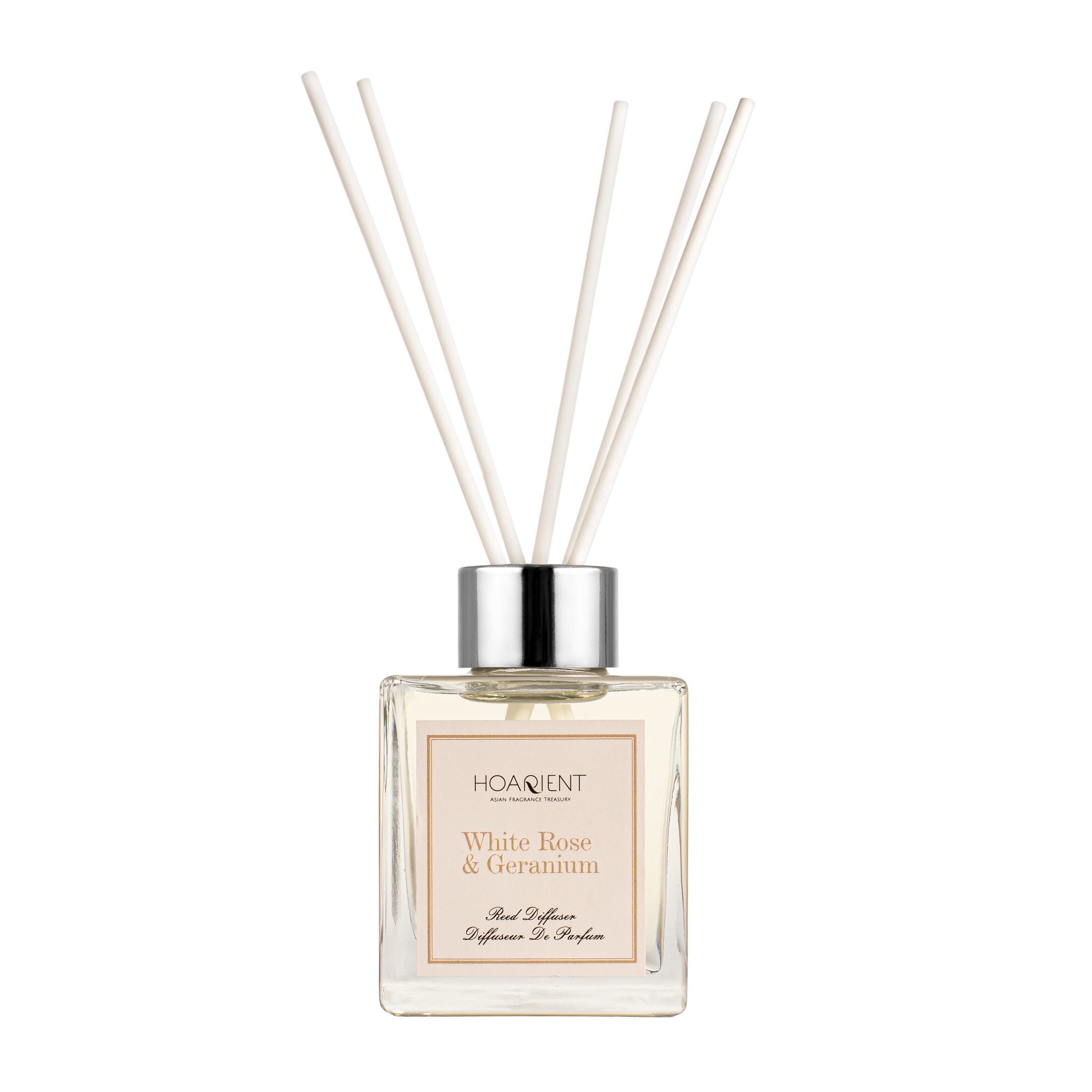Bộ khuếch tán mùi hương que mây Hoarient - White rose & Geranium