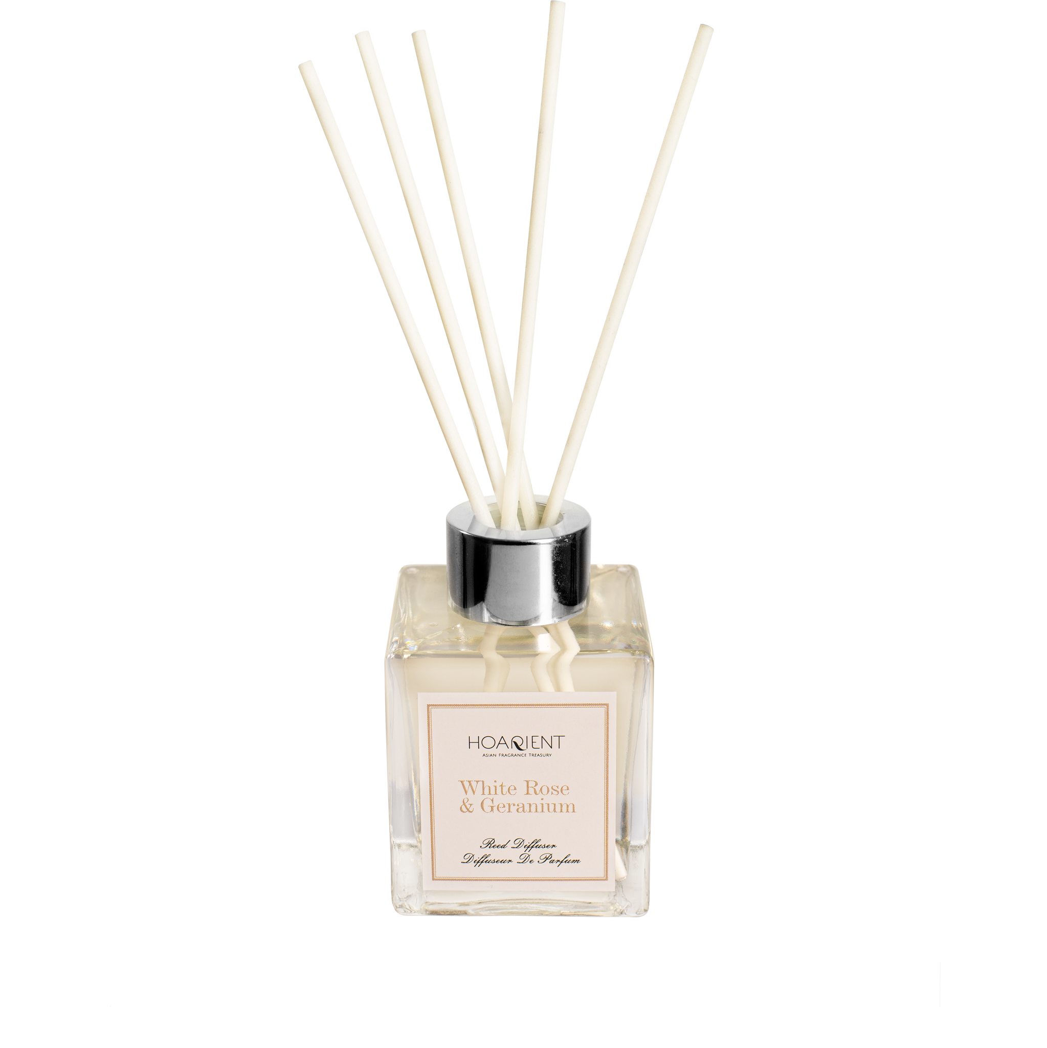 Bộ khuếch tán mùi hương que mây Hoarient - White rose & Geranium