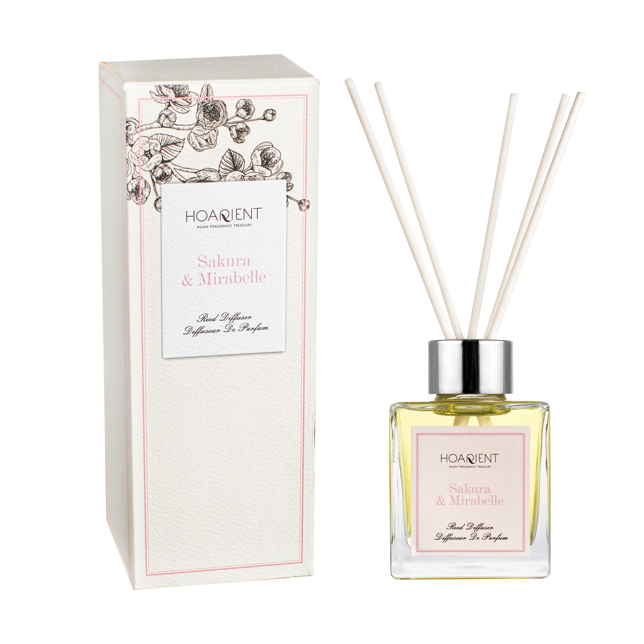Bộ khuếch tán mùi hương que mây Hoarient - Sakura & Mirabelle