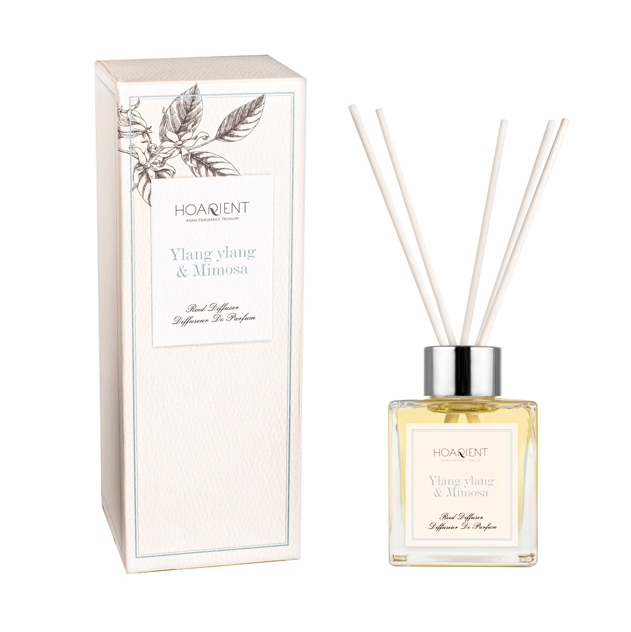 Bộ khuếch tán mùi hương que mây Hoarient - Ylang Ylang & Mimosa