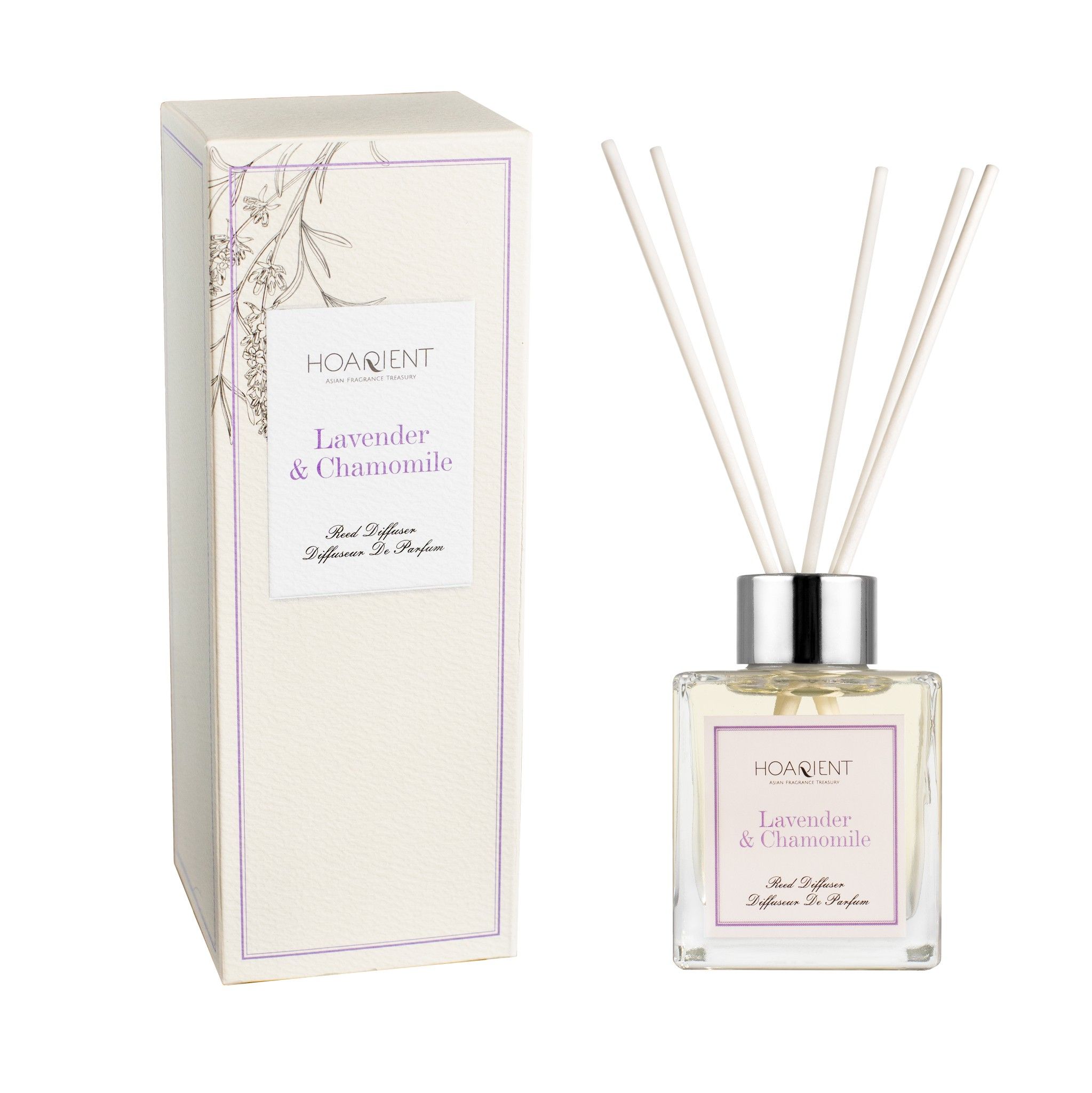 Bộ khuếch tán mùi hương que mây Hoarient - Lavender & Chamomile