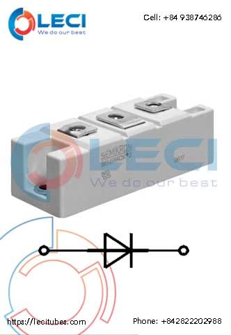  Diodes Module Thyristor SKKE212/16 H2 