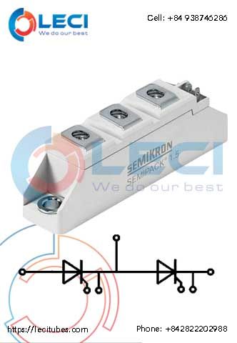 Diodes Module Thyristor SKKT106 SKKT106B