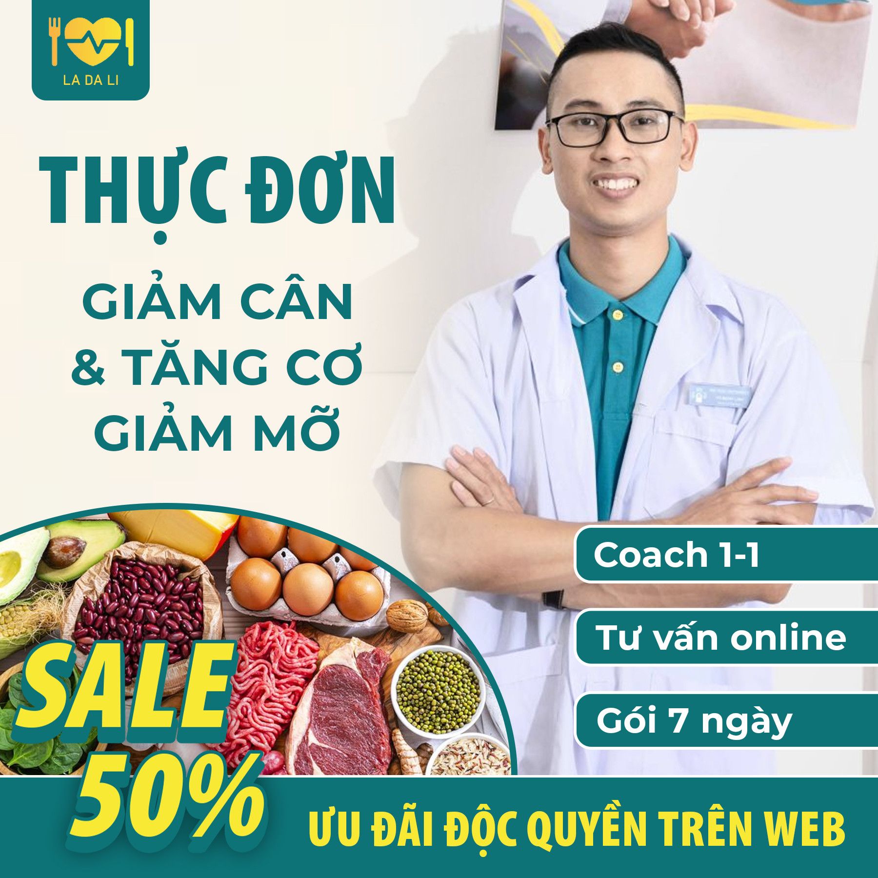  Thực đơn giảm cân (Gói 7 ngày) 