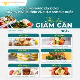  Thực đơn giảm cân (Gói 90 ngày kim cương) 