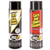 BG Carb and Choke Cleaner (PN 411) & BG Hi-Delivery Carb & Choke Cleaner (PN 412)