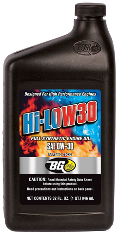  Dầu nhớt cao cấp BG Hi-L0W30 High Performance Engine Oil PN730 