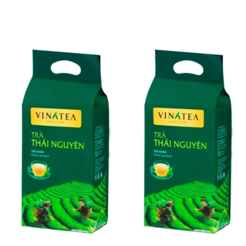 Combo 2 túi Trà Vinatea Thái Nguyên sợi rời túi 480g