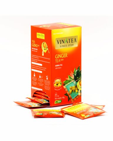  Trà Gừng++ Vinatea túi lọc hộp 40g 