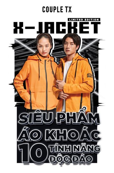 Áo Khoác Dù Trượt Nước Nam X-Jacket Version 3.0 Limited Edition MOP 1018