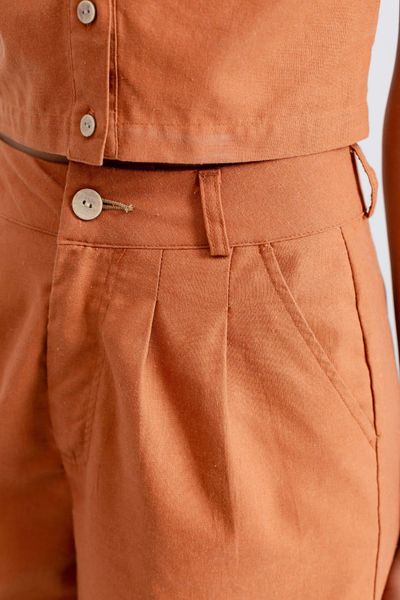 Quần Short Nữ Linen Xẻ Lai WSR 2014