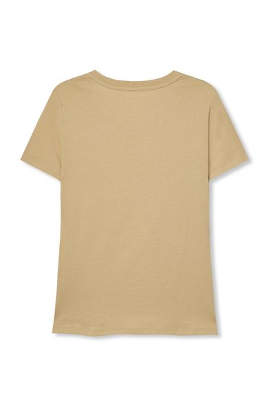 Áo thun Nữ Cổ Tim Basic In Logo X WTS 2174