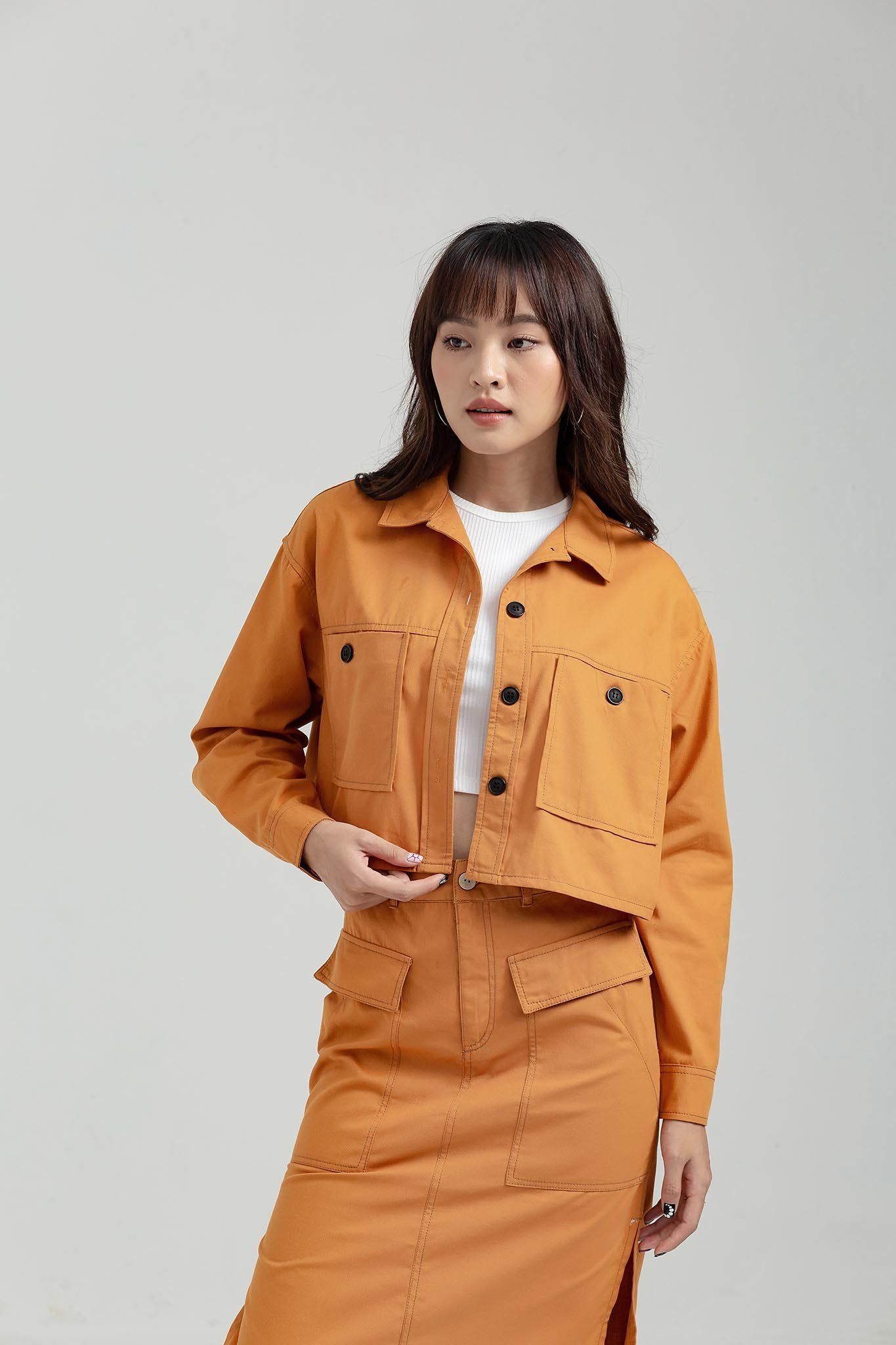 Áo Khoác Croptop Oversize WOF 2009 -