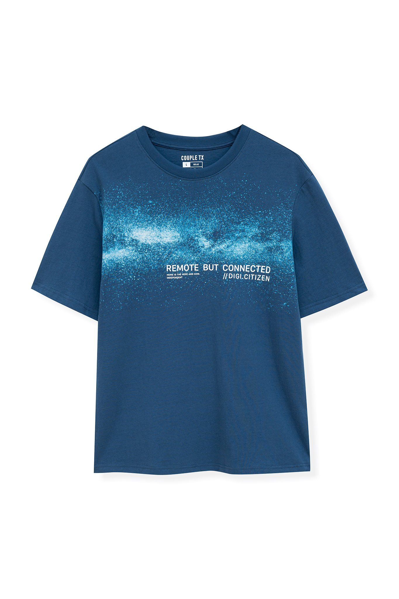 Áo Thun Nam Relax Fit In Tram Galaxy Night MTS 1186 -