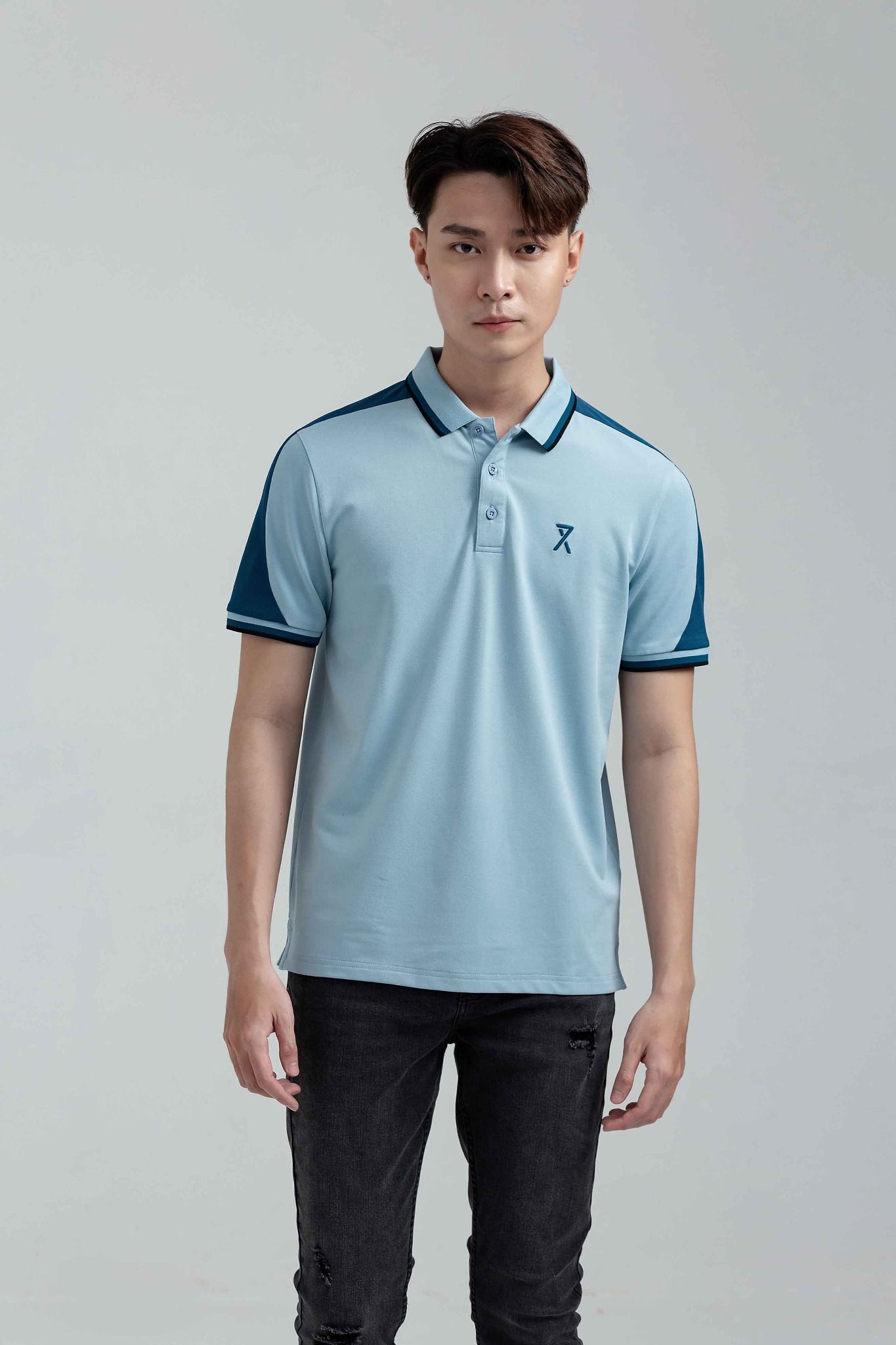 Áo Polo Regular Fit Rã Vai Phối Màu MPO 1019 -