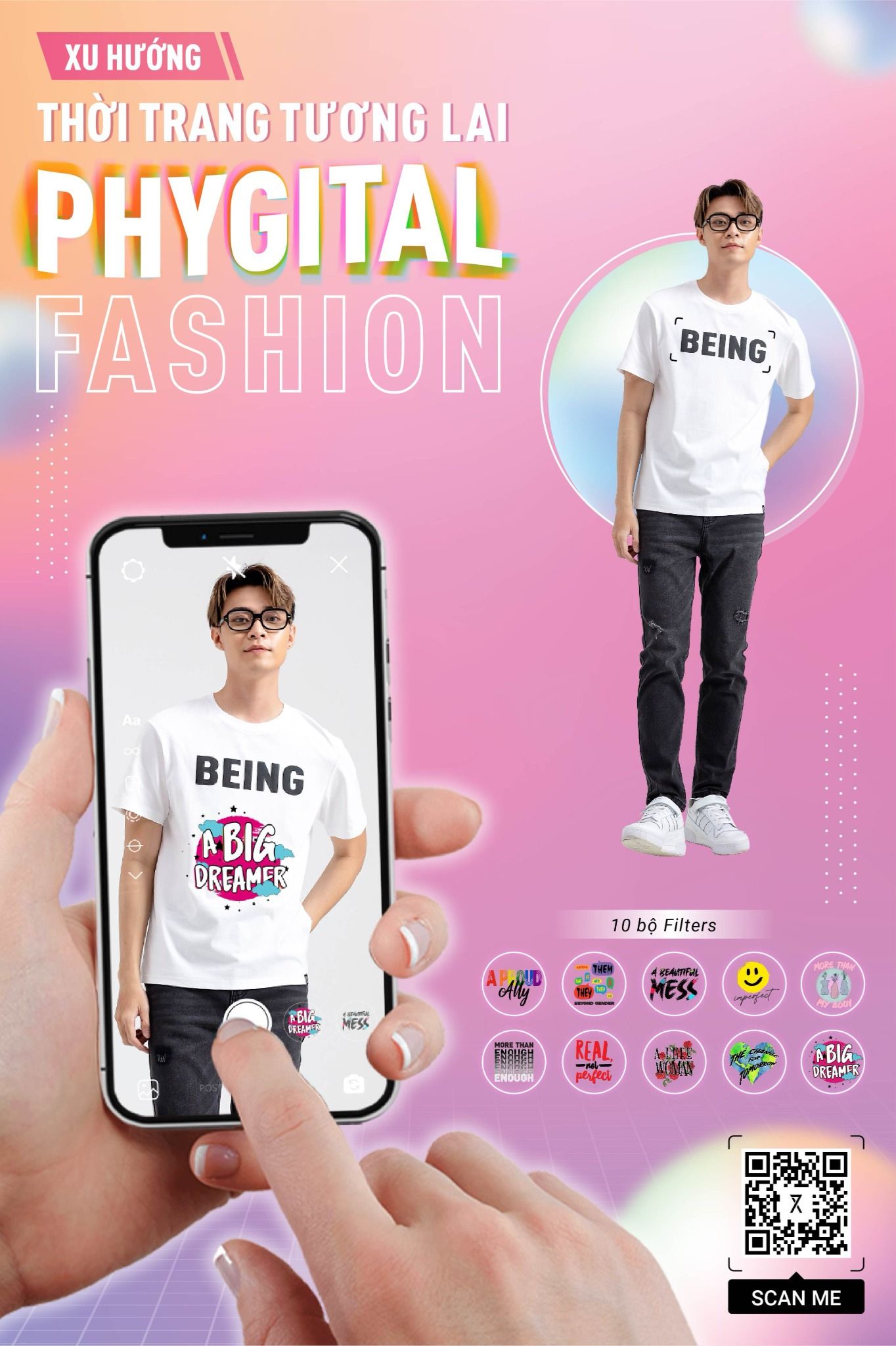 Áo Thun Phygital Fashion Unisex BEING MTS 1149 -