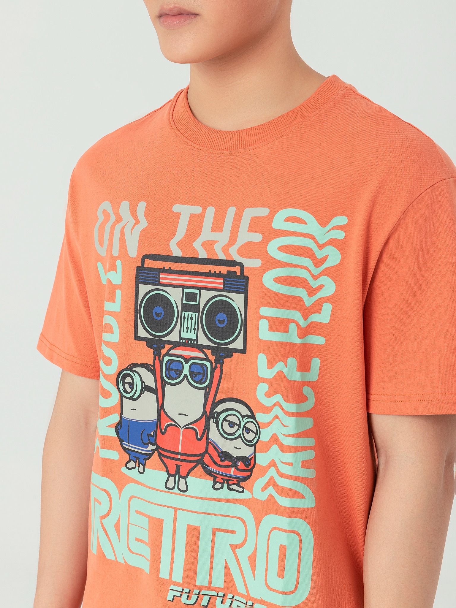 Áo Thun Nam In Graphic Minions Retro MTS 1155 -