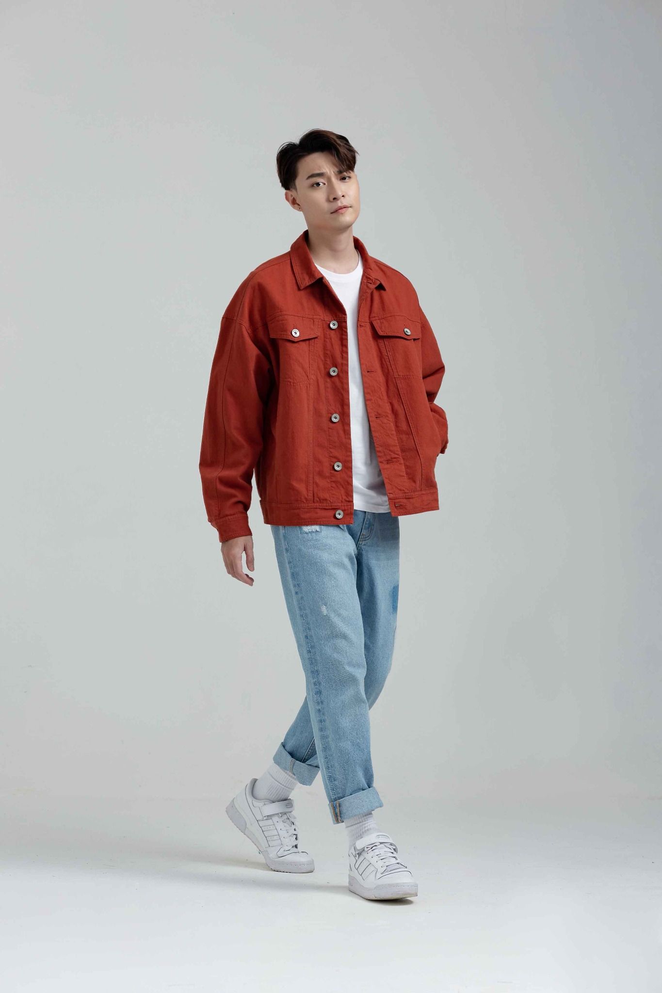 Áo Khoác Oversize Kaki Xớ Chéo Diễu Nẹp MOF 1004 -